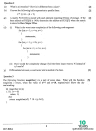 Students can download these cbse class 12 previous year question papers from the official website of students can practice from last year's question paper of cbse class 12 to get familiar with the type of questions asked in the cbse cbse class 12 computer science question paper 2017. Isc 2017 Computer Science Question Paper For Class 12