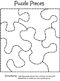 Disney color your own puzzle. Puzzle Pieces Coloring Page Crayola Com