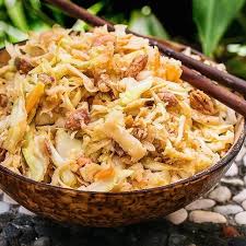 Veganes Krautsalat Rezept Mit Erdnussdressing Coleslaw Salat Rezept Veganer Krautsalat Salat Krautsalat