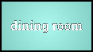 A dining room is a room for consuming food. Dining Room Meaning Youtube