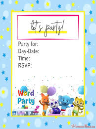 Update the invitation titles and text and even add an optional picture to each of the party invitations. Word Party Invitation Cards Invitation World