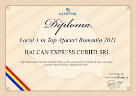13.12.2012 in business » imobiliare și construcții. Diplomas Balcan Express Curier Curierat Bulgaria Grecia Macedonia Curierat International Curierat National