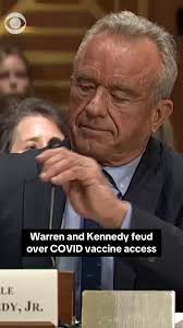 Sen. Elizabeth Warren (D-MA) questioned HHS Secretary Robert F. Kennedy Jr.  about vaccine recommendations in an exchange that became chaotic as the two  raised their voices, speaking over one another as they