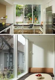 I love a banquette seat in a small nook. Dining Room Design Idea Use Built In Banquette Seating To Save Space