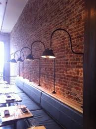 Love The Lighting Especially If Ceilings Are Too High Or It Is Not Easy To Hang Lights Due To Exposed P Restaurant Lighting Restaurant Design Restaurant Decor