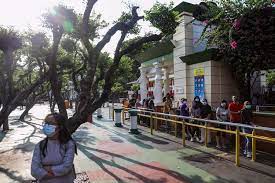 Kawasan wisata ancol hari ini ditutup setelah sebelumnya 'diserbu' 40 ribu lebih pengunjung. J Qalhsc8qnx M
