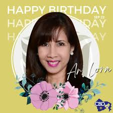 Let us all greet our Past Chapter President and former NEVP, Ar. Lora B.  Rivera, FUAP, a very happy and blessed birthday!!! 🎉🎈🎂