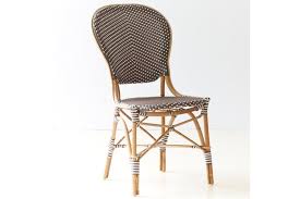 Table de jardin alu et acier. Chaise De Jardin En Rotin Naturel Et Resine Tressee