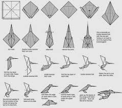 Advanced Origami Instructions Origami Diagrams Origami Hummingbird Origami Bird