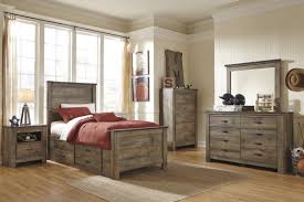 Shop full bedroom sets from ashley furniture homestore. Trinell Panel Bed W Storage Bedroom Set Adams Furniture