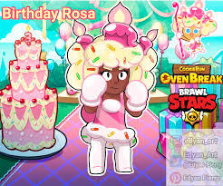 See more ideas about star art, brawl, stars. Birthday Rosa Brawl Stars Cookie Run New Background Skins Brawlstars