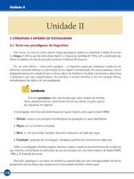 Livro Texto Unidade Ii Letras Interdisciplinar Letras 10