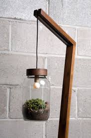 Eco Friendly Lamp With A Terrarium Lampshade Stehlampenschirm Coole Stehlampen Diy Lampenschirm