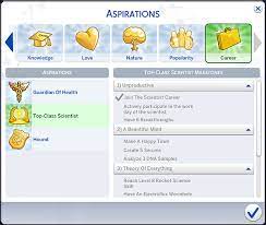 With this aspiration mod, your sim will . Four New Aspirations For Gtw Active Careers Sims 4 Traits Sims 4 Sims 4 Game Mods