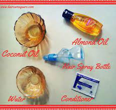 Diy Heat Protectant Hair Spray With Step By Step Photos