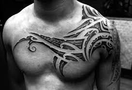 The piercing may be adorned with bone, ivory plugs, bronze or other metal jewelry as well as shells and fish vertebrae. Pin On Collar Bone Tattoos For Men