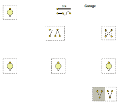 When we built our house, i asked our builder to wire up four recessed led lights, one in each corner. Using The Suggested Cable Layout Of The Garage Lighting Circuit B14 Make A Complete Wiring Diagram Of This Circuit Using Colored Pens Or Pencils To Indicate Conductor Insulation Colors The Receptacles In