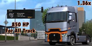 You only need a level to accesories and egine/engines. 850 Hp For All Trucks 1 36 X Ets 2 Mods Ets2 Map Euro Truck Simulator 2 Mods Download