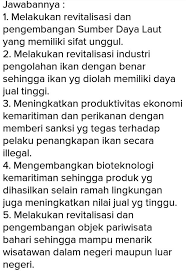 Sektor ekonomi potensial sebagai upaya peningkatan produk domestik regional bruto kabupaten kudus. Upaya Upaya Meningkatkan Ekonomi Maritim Brainly Co Id