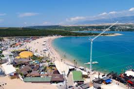 Book a hotel near zrce beach skunca. Strand Zrce Insel Pag Buchten Und Strande