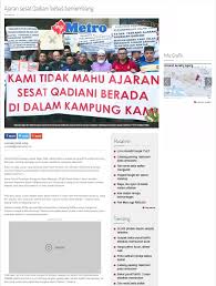 Yang lebih penting di sini, memahami landasan ideologi ldii. Ajaran Sesat Qadiani Bebas Berkembang Metro Online 27 9 2017 Ppim