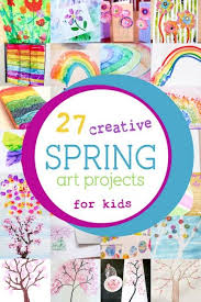 27 Colorful Spring Art Projects For Kids Hands On As We Grow Spring Art Projects Kids Art Projects Spring Art