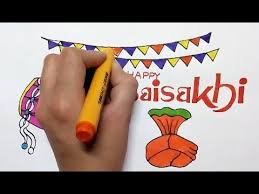 Baisakhi Festival 2019 Drawing How To Draw Baisakhi