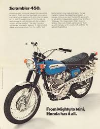 Matt S Classic Car And Motorcycle Advertising Archive Vintage Honda Motorcycles Honda Motorcycles Honda