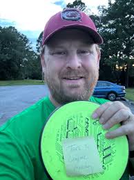 Disc golf ace at Charleston course