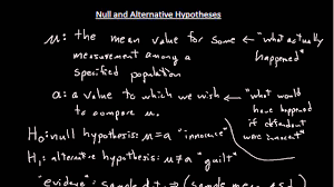 This hypothesis should state what you expect the data to show, based on your research on the topic. Null And Alternative Hypotheses Youtube
