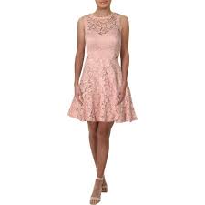 Xscape Womens Pink Short Fit Flare Party Cocktail Dress 0 Bhfo 9529 In 2020 Cocktail Dress Party Fit And Flare Cocktail Dress Cocktail Dress