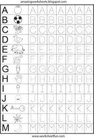 Letter Tracing Worksheets For Kindergarten Capital Letters Alphabet Tracing 26 Preschool Worksheets Letter Tracing Worksheets Alphabet Tracing Worksheets
