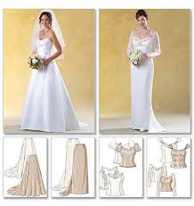 With a roster of internationally acclaimed designers including rachel comey, tracy reese, guy laroche, paco peralta and zandra rhodes, vogue patterns is the leading source of licensed couture patterns with new designs added each season. 2 Piece Wedding Prom Or Evening Gown Pattern By Butterick 4131 Size 18 20 22 Tlc S Sewing Wedding Dress Wedding Dress Patterns Wedding Dress Sewing Patterns