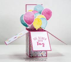 Pop up geburtstagskarten basteln geburtstagskarte basteln. Card In A Box Zum Geburtstag