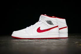 Air Jordan 1 Mid White Black Gym Red Air Jordan 1 Mid White Gym Red Air Jordans Jordan 1 Mid Jordans For Men