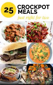 25 Great Crockpot Meals Just Right For Two People Small Crockpot Recipes Healthy Crockpot Recipes Crockpot Recipes For Two