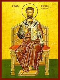 SAINT BARNABAS THE APOSTLE, ENTHRONED | PUBLISHERS - ECCLESIASTICAL  SPECIALISTS - APERGES & Co