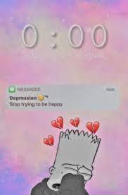 Find the best sad wallpaper on wallpapertag. Sad Bart 1024x1557 Wallpaper Teahub Io