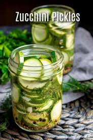 I used zucchini instead of cucumbers! Pin On Canning Food Pres
