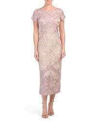 Short Sleeve Soutache Midi Dress Cocktail Dresses T J Maxx In 2020 Midi Cocktail Dress Dresses Midi Dress