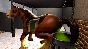 Horse scat in thrashcan - ThisVid.com