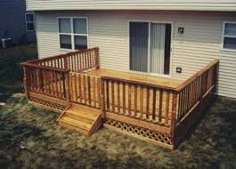 Whether you are adding a deck to your new dream home or simply building onto an existing house, our deck plans provide the outdoor living space you crave. 16 X 14 Deck With Gate And Apron Building Plans Only At Menards