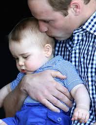 Candid Photos of Prince William and Prince George Hanging Out