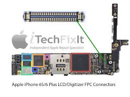 Iphone 6 replacement motherboard/ logic board ebay amazon. Fpc Lcd Connector Socket Iphone 6s Repair Service Itechfixit