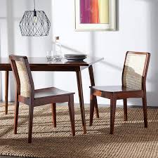 Dining chairs & benches (96). Amazon Com Safavieh Home Collection Benicio Dark Brown Natural Rattan Dining Chair Set Of 2 Dch1005a Set2 Everything Else
