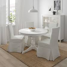 Ingatorp Henriksdal Table And 4 Chairs White Blekinge White Ikea Small Modern Living Room Dining Room Contemporary Chair