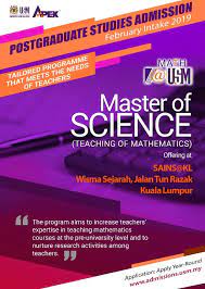 Usm offers excellent opportunities for research, innovation and education to both local and foreign undergraduates and postgraduates. New Master S Usm Postgraduate Studies Kuala Lumpur Facebook