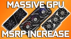 However, even at a moderate price of $0.10 per kwh,. Huge Nvidia Amd Gpu Price Increase Asus 66 Over Msrp Youtube