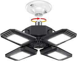 Garage Light 120w Led Garage Light 12000lm Deformable Garage Lights Ceiling Led Shop Lightled Panels Garage Lights Ceiling Garage Lighting Led Garage Lights
