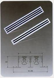 Linear Slot Air Diffuser Ceiling Air Conditioner Air Diffusers Hvac Air